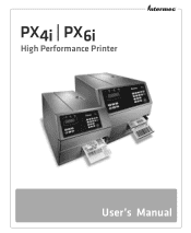 Intermec PX4i PX4i and PX6i High Performance Printer User's Manual