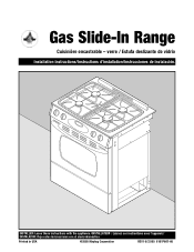 Maytag MGS5752BDS Installation Instructions
