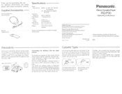 Panasonic RQP30 RQP30 User Guide
