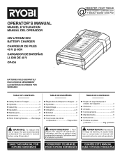 Ryobi RY401110-YVNM Operation Manual