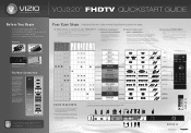 Vizio VOJ320F1A VOJ320F1A HDTV QSG