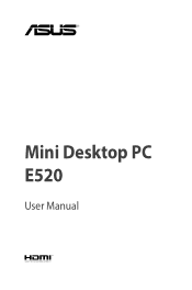 Asus ASUSPRO E520 E520 Users Manual English