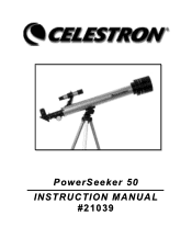 Celestron PowerSeeker 50AZ Telescope PowerSeeker 50 Manual
