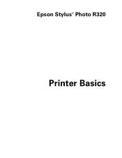 Epson R320 Printer Basics
