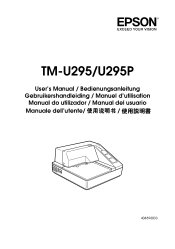 Epson U295 User Manual