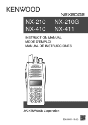 Kenwood NX-210 Instruction Manual