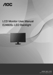 AOC E2460SD User's Manual_E2460SD
