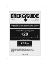 Haier HC27SF22RB Energy Guide