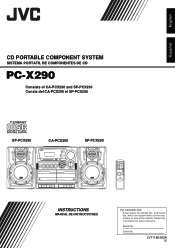 JVC PC-X290 Instruction Manual