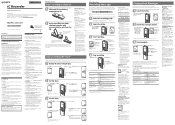 Sony ICD-B200 Operating Instructions