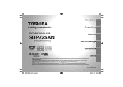 Toshiba SDP72S Owner's Manual - English