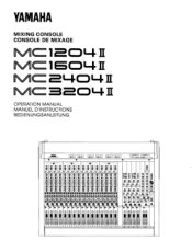 Yamaha MC1604II Owner's Manual (image)