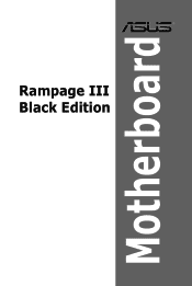 Asus RAMPAGE III BLACK EDITION User Manual