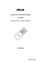Asus WL-160W User Manual