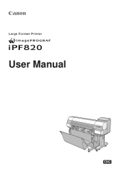 Canon iPF820 iPF820 User Manual
