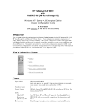 HP NetServer LH 6000 HP Netserver LXr 8500 NetRAID-4M Config Guide  for Windows NT4.0 Clusters