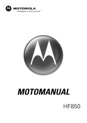Motorola HF850 User Manual