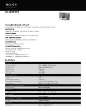 Sony ICF-CS10iPWHT Marketing Specifications (White)