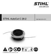 Stihl AutoCut C 26-2 Instruction Manual