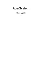 Acer Aspire X3995 User Guide