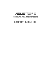 Asus TX97-X User Manual