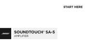 Bose SoundTouch SA-5 English Quick Start Guide