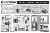 Hayward HL32950VSP VS-Omni-Installation-Quick-Start-Guide-092714RevB