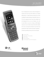LG GU292 Data Sheet