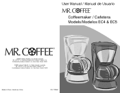 Mr. Coffee EC5 User Guide