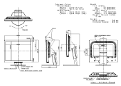 NEC LCD1570NX-BK MultiSync LCD1570NX-BK Mechanical Drawing