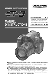 Olympus 262010 E-3 Manuel d'Instructions (Français)
