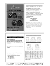 Pyle MAXP84 Instruction Manual