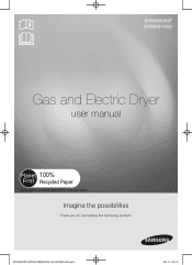 Samsung DV56H9100EW/A2 User Manual Ver.1.0 (English, French, Spanish)
