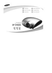Samsung SP-D400S User Manual (user Manual) (ver.1.0) (English)
