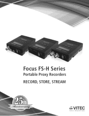 Sony FSH50/VITEC Brochure (FS-H50-60-70_ VITEC_Proxy_Recorders_Datasheet_Rev1.2)