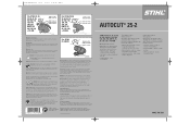 Stihl AutoCut 25-2 Instruction Manual