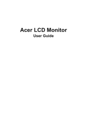Acer VW257 User Manual