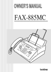 Brother International IntelliFax-885MC Users Manual - English