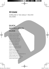 D-Link DSL-2680 Quick Installation Guide