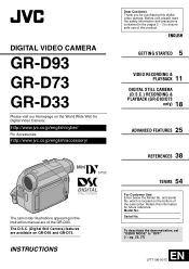 JVC GR-D33 Instruction Manual