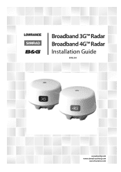Lowrance Broadband 3G Radar Installation Guide