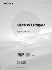 Sony DVP-S560D Operating Instructions (DVP-S560D/S565D CD/DVD Player)