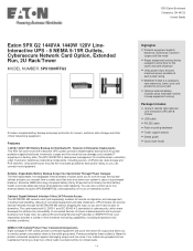 Tripp Lite 5PX1500RTG2 Product Datasheet