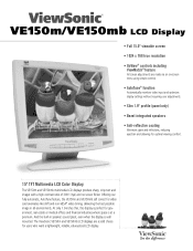 ViewSonic VE150mb Brochure