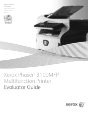 Xerox 3100MFP/S Evaluator Guide