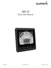 Garmin GMI 20 Quick Start Manual