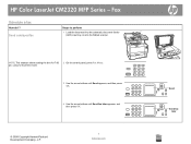 HP Color LaserJet CM2320 HP Color LaserJet CM2320 MFP - Fax Tasks