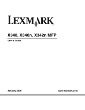 Lexmark X340 User's Guide