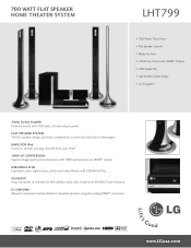 LG LHT799 Specification