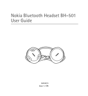 Nokia Bluetooth Stereo Headset BH-501 User Guide